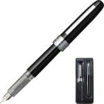 Schwarze Platinum Pen Füller & Füllfederhalter aus Edelstahl 