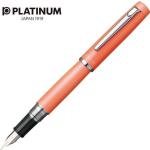 Orange Platinum Pen Füller & Füllfederhalter aus Edelstahl 