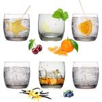 Reduzierte Schwarze Runde Glasserien & Gläsersets 200 ml aus Glas spülmaschinenfest 