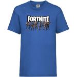 Blaue Fortnite Kinder T-Shirts Größe 116 