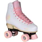 Playlife Roller Skates Classic Pale Rose, größenverstellbar, Weiß/Pink für Kinder, 54mm/80A Rollen, ABEC 5 Kugellager, Art. nr.: 880329