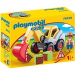 Reduzierte Bunte Playmobil 1.2.3 Ritter & Ritterburg Schaufelbagger 