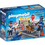 PLAYMOBIL 6878/6924 Polizei-Straßensperre Spielset, Mehrfarbig