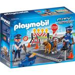PLAYMOBIL 6878/6924 Polizei-Straßensperre Spielset, Mehrfarbig
