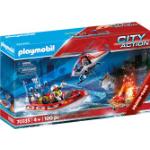 Playmobil City Action Feuerwehr Hubschrauber 