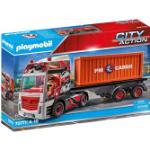 PLAYMOBIL 70771 City Action LKW mit Anhänger, Konstruktionsspielzeug