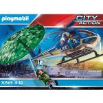 Bunte Playmobil City Action Polizei Hubschrauber 