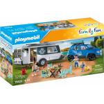 Playmobil Family Fun 71423 Wohnwagen mit Auto