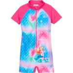 Reduzierte Pinke Playshoes Kinderbadeanzüge mit Reißverschluss aus Polyester für Mädchen Größe 110 