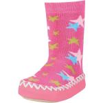 Pinke Sterne Playshoes Hüttenschuhe & Hausstiefel aus Baumwolle maschinenwaschbar für Kinder Größe 22 für den für den Winter 
