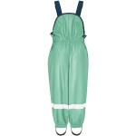 Türkise Unifarbene Wasserdichte Winddichte Playshoes Kinderregenlatzhosen aus Polyester Größe 86 
