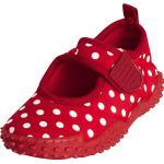 Playshoes Unisex Kinder Aquaschuhe Aqua-Schuhe Punkte, Rot Punkte, 18/19 EU
