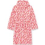 Reduzierte Rosa Playshoes Kinderbademäntel mit Kapuze mit Klettverschluss aus Fleece Größe 146 