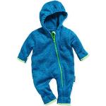 Reduzierte Blaue Playshoes Kinderschneeanzüge & Winteroveralls für Kinder mit Reißverschluss aus Fleece für Babys Größe 92 für den für den Winter 