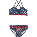 Reduzierte Blaue Playshoes Herzchen Bikini-Tops für Kinder mit Herz-Motiv aus Polyamid maschinenwaschbar für Mädchen Größe 122 