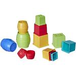 Playskool Stapelfässer und Würfel im Bundle, Spielzeug für Babys und Kleinkinder ab 1 Jahr[Exklusiv bei Amazon]