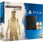 PlayStation 4 500GB - Schwarz + Uncharted: The Nathan Drake Collection