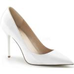Weiße Elegante Pleaser Pfennigabsatz High Heels & Stiletto-Pumps leicht für Damen Größe 40 