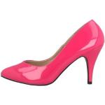 Pinke Pleaser Spitze Trichterabsatz High Heels & Stiletto-Pumps in Normalweite für Damen Größe 47 