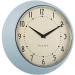 PLINT Retro Wanduhr Silent Non-Ticking Decorative Ice Color Wall Clock, Retro Style Wall Decoration for Kitchen Living Room Home, Office, Schule, Easy to Read Large Numbers