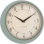 Plint Retro Wanduhr Uhr Küchenuhr Dänisches Design Wall Clock Mint