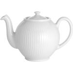 Reduzierte Weiße Pillivuyt Plissé Teekannen 1,5l 