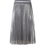 Reduzierte Silbergraue Gestreifte Monari Festliche Röcke mit Glitzer aus Polyester maschinenwaschbar für Damen Größe L 