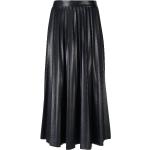 Reduzierte Schwarze HUGO BOSS BOSS Festliche Röcke mit Reißverschluss aus Kunstleder maschinenwaschbar für Damen Größe M 