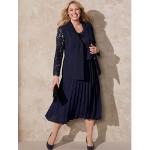 Marineblaue Unifarbene Elegante M Collection Festliche Röcke für Damen Größe M 