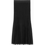 Schwarze COS Midi Festliche Röcke für Damen Größe XS 