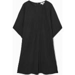 Schwarze Elegante COS Mini Plisseekleider mit Reißverschluss für Damen Größe S 