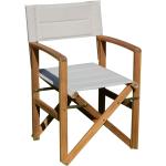 Cremefarbene Moderne Ploß Nachhaltige Regiestühle aus Akazienholz Breite 50-100cm, Höhe 50-100cm, Tiefe 50-100cm 