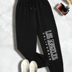 Schwarze Loose Fit Damenhosen aus Polyester Größe XS für den für den Winter 