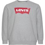 Graue Melierte LEVI'S Herrensweatshirts aus Baumwolle Größe 3 XL Große Größen 