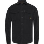 Schwarze Unifarbene PME Legend Kentkragen Hemden mit Kent-Kragen aus Cord für Herren Größe L 