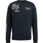 Blaue PME Legend Rundhals-Ausschnitt Herrensweatshirts aus Baumwolle Größe 3 XL 