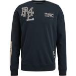 Blaue PME Legend Rundhals-Ausschnitt Herrensweatshirts aus Baumwolle Größe L 