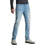 Reduzierte Hellblaue PME Legend Straight Leg Jeans mit Reißverschluss aus Denim für Herren Weite 36 