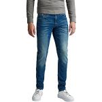 Reduzierte Blaue PME Legend Slim Fit Jeans mit Reißverschluss aus Denim für Herren Weite 35 