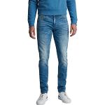 Blaue PME Legend Slim Fit Jeans mit Reißverschluss aus Denim für Herren Weite 35 
