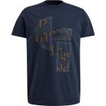 Marineblaue Kurzärmelige PME Legend T-Shirts aus Jersey für Herren Größe 3 XL 