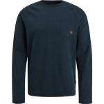 Marineblaue Unifarbene Langärmelige PME Legend T-Shirts für Herren Größe XXL 