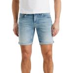 Blaue PME Legend Jeans-Shorts mit Reißverschluss aus Baumwolle für Herren für den für den Sommer 