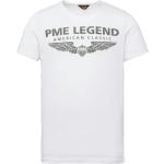 Weiße Kurzärmelige PME Legend Rundhals-Ausschnitt T-Shirts aus Jersey für Herren Größe XXL 