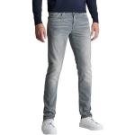 Graue Unifarbene PME Legend Slim Fit Jeans mit Reißverschluss für Herren Weite 29 