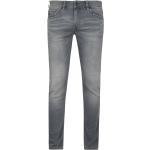 Graue Unifarbene PME Legend Slim Fit Jeans für Herren Weite 33, Länge 34 
