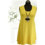 Gelbe Tunika-Blusen für Damen Größe 3 XL 