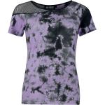 Poizen Industries - Gothic T-Shirt - Sadira Top - S bis 4XL - für Damen - Größe 4XL - schwarz/lila