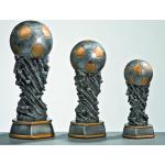 Pokale 3er Serie Weltpokal Trophäe Fußball Pokal 30cm - 45cm