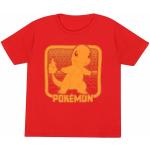 Rote Pokemon Glumanda Kinder T-Shirts für Jungen 